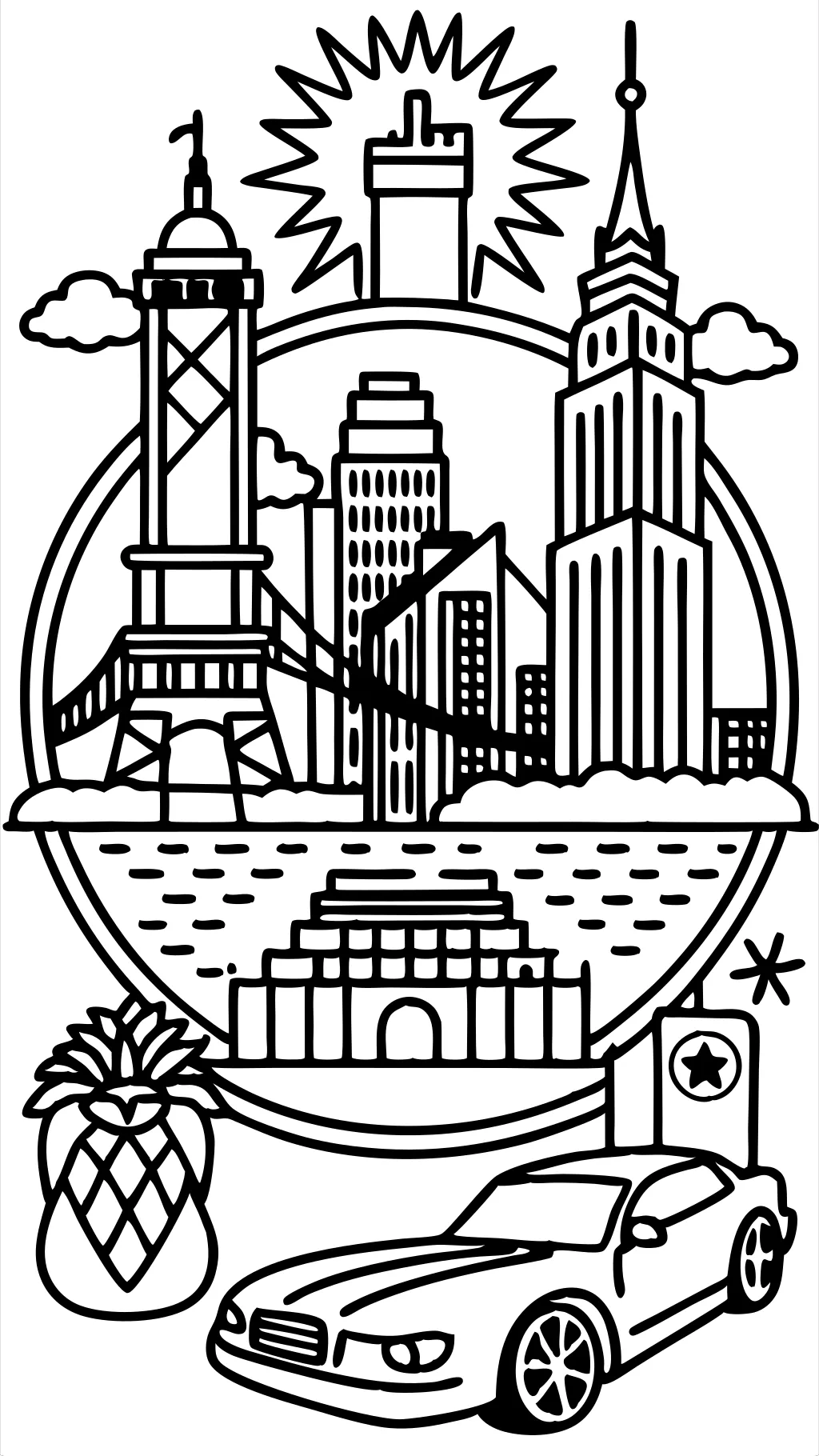 nyc coloring pages